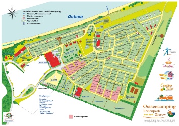 Lageplan Ostseecamping Zierow